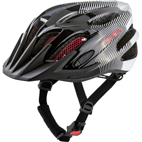 Casco deportivo infantil alpina fb jr. 2.0 50-55 negro blanco rojo