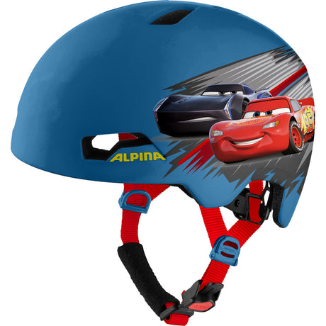 Casco infantil deportivo Alpina Disney cars 47-51 mate
