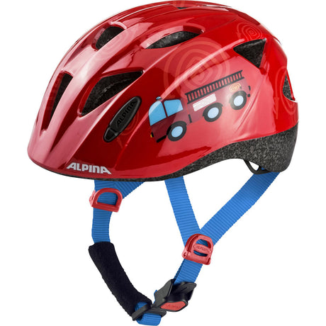 Casco deportivo infantil alpina ximo bombero 47-51 brillo