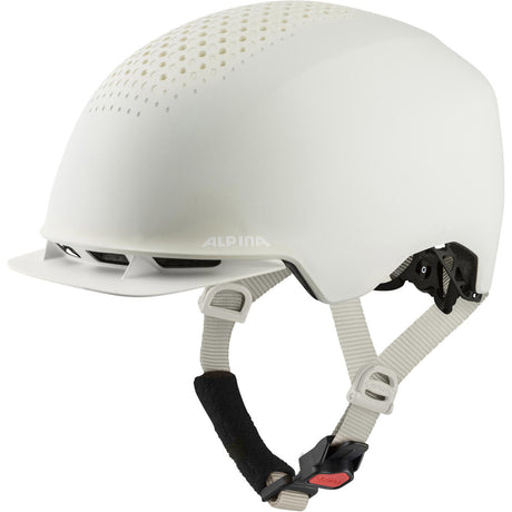 Casco urbano deportivo Alpina idol 55-59 blanco roto mate