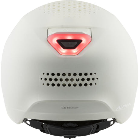Casco urbano deportivo Alpina idol 55-59 blanco roto mate
