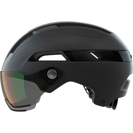 Casco urbano deportivo alpina soho visor v 52-56 negro mate