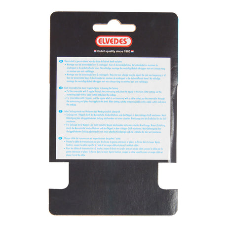 Elvedes sistemas de cable bv versn. cable de acero inoxidable shimano 49 hilos