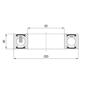 Union rodamiento de bolas rodamiento de bolas CB-350 17x26x5