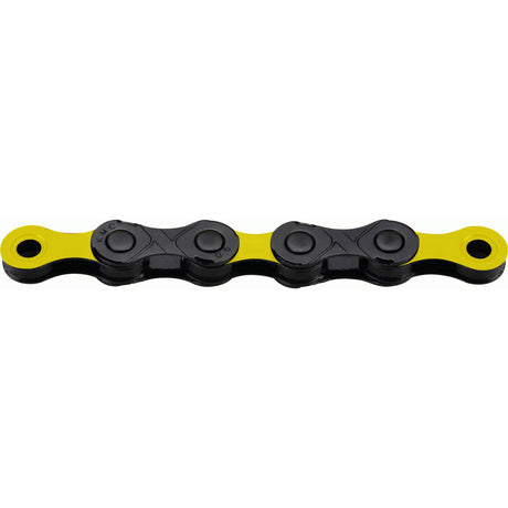 Cadena de bicicleta KMC DLC 12 - 126 Schakels (negro amarillo)