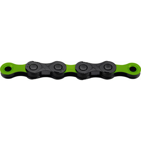 Cadena de bicicleta KMC DLC 12 126 Schakels - 5.2 mm - negro verde