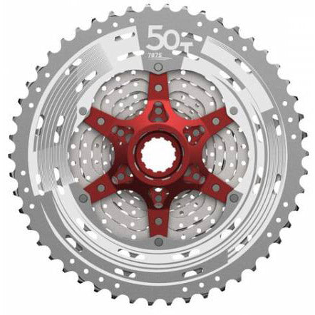 Cassette Sunrace 11V 11-51 CSMX80 Metálico de plata