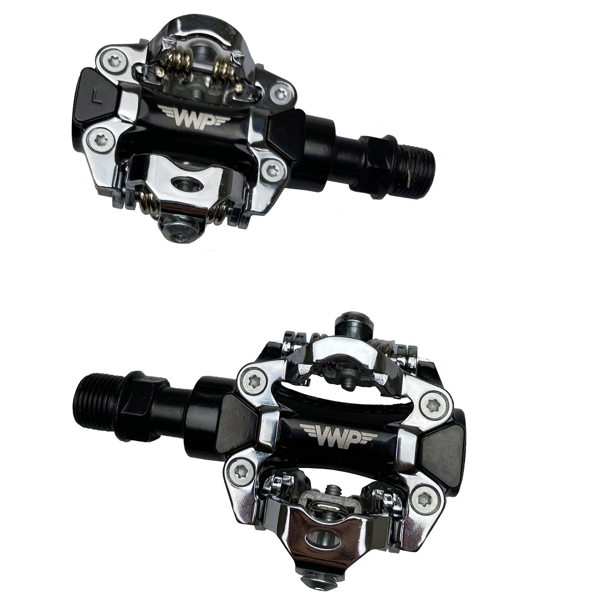 Pedal VWP SPD Rodamientos sellados negros