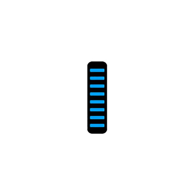 Rrp proguard brida para cables - trasera - pegatina - cian