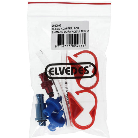Kit de ventilación Elvedes para el blanqueo de los sistemas de frenos hidráulicos Shimano.