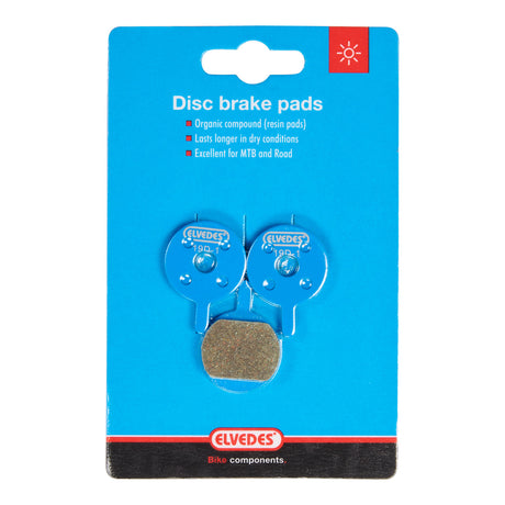Conjunto de bloque de freno de disco Elvedes Organic Promax DSK-400, DSK-601J, XNINE (1 par)