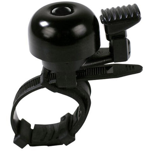 Simson Bicycle Bell Mini 32 mm, accesorio de banda flexible Negro