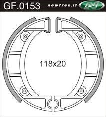 Segmento de freno de Newfren 153 Grimeca