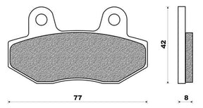 Bloque de freno de disco FD0358 China Speedfight 3