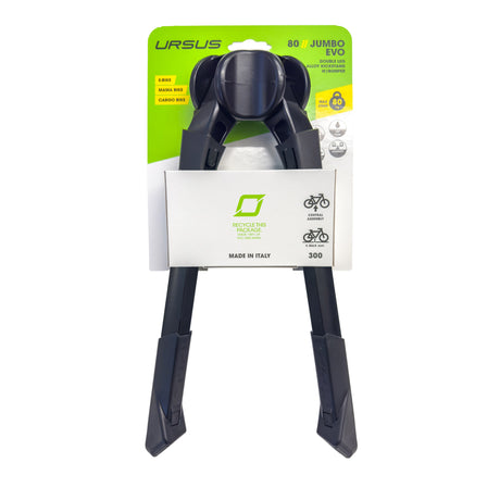 Ursus estándar doble jumbo evo negro 300 mm. + parachoques máx. 80 kg