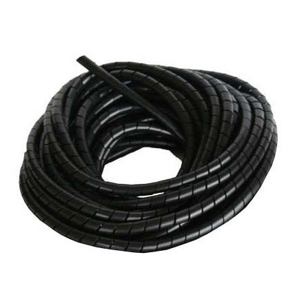 Protector de marco de cable en espiral 9-30mm negro (25m)