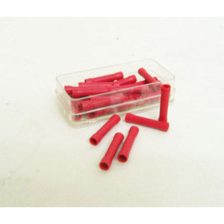 Manguito de conexión de amplificador Bofix terminal de cable rojo (25 uds)