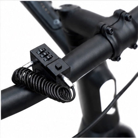 Candado de cable Lckt lock candado para casco negro