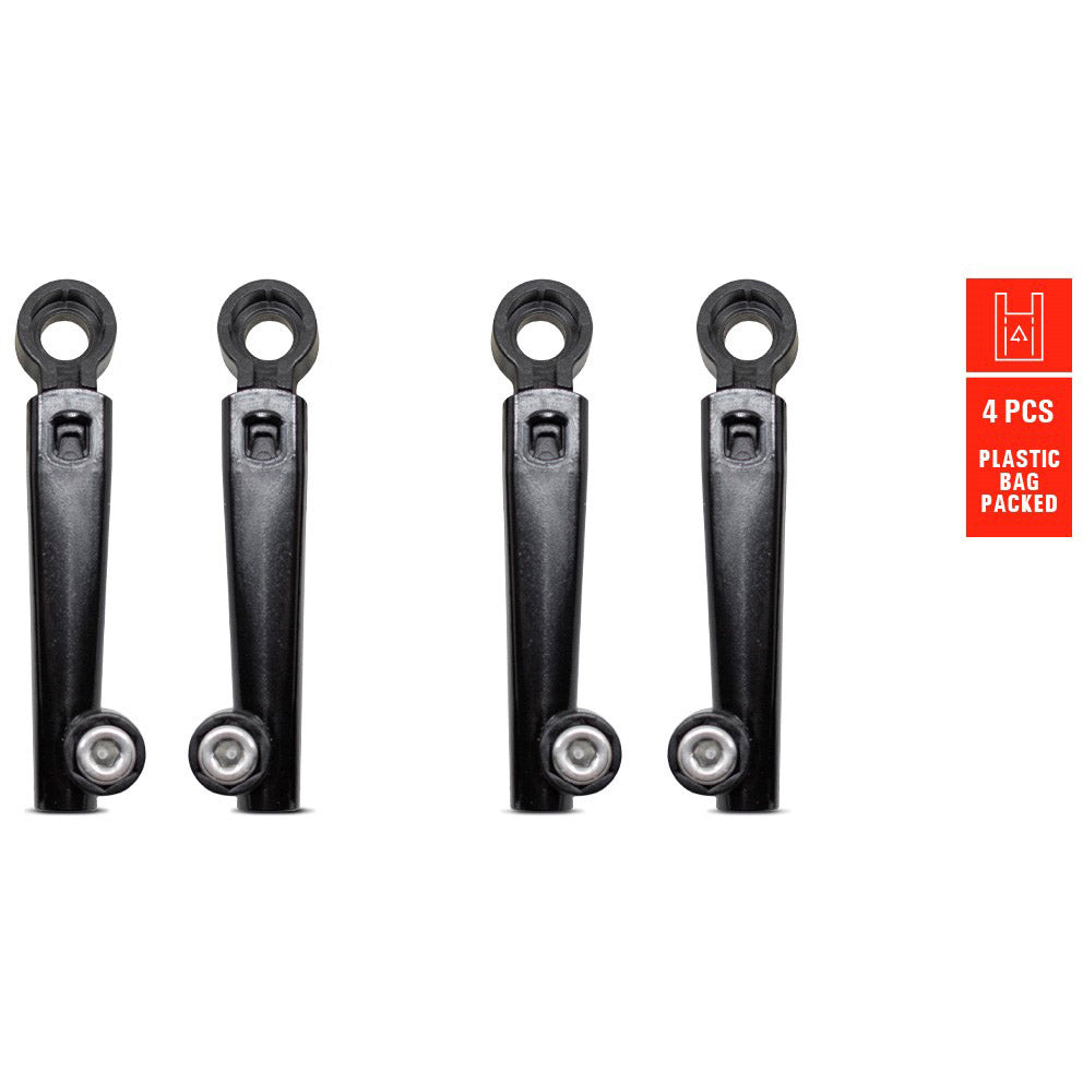 Eurofender spatd ef systema portacañas recto negro set a 4