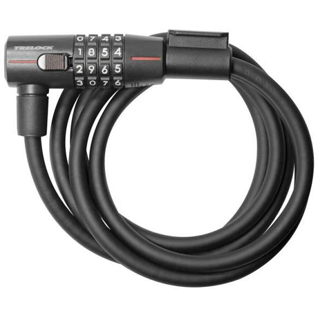 TRELOCK SK415 Código de bloqueo del cable espiral 180 15 mm negro