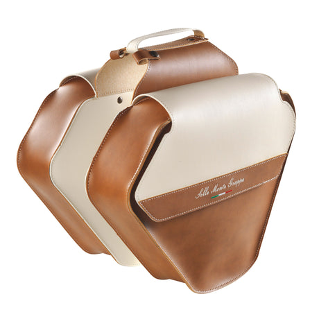 Monte grappa doble bolsa 17,5l fashion skay crema miel