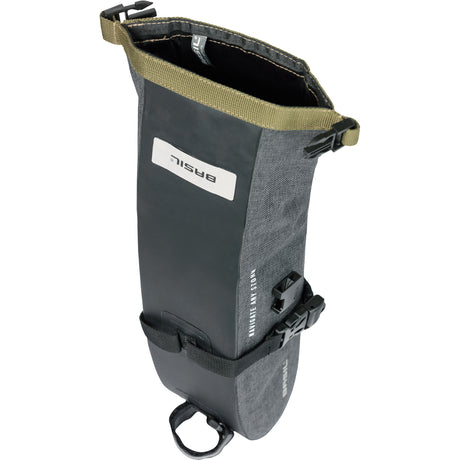 Boba de silla de montar de tormenta de navegación de Basil - bolsa de bicicleta compacta - unisex - bicicleta - negro