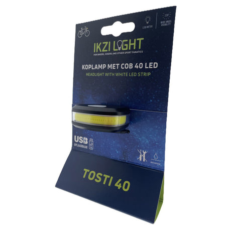 Buzaglo faro ikzilight tosti 40 cob LED, recargable por USB