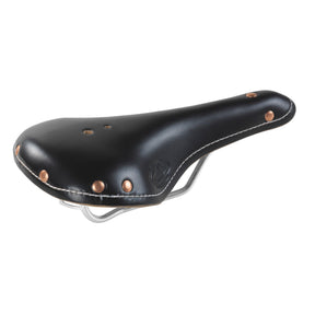 Sillín monte grappa old frontiers sport cuero negro