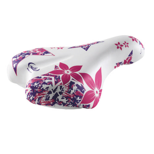 Sillín infantil monte grappa magic 14-16 blanco rosa