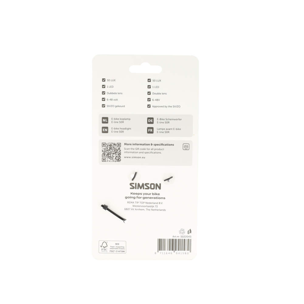 Rema tip top países bajos b.v. simson faro aurora e-line 50r