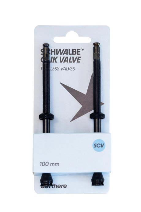 Juego de válvulas sin cámara Schwalbe Clik Valve 100mm