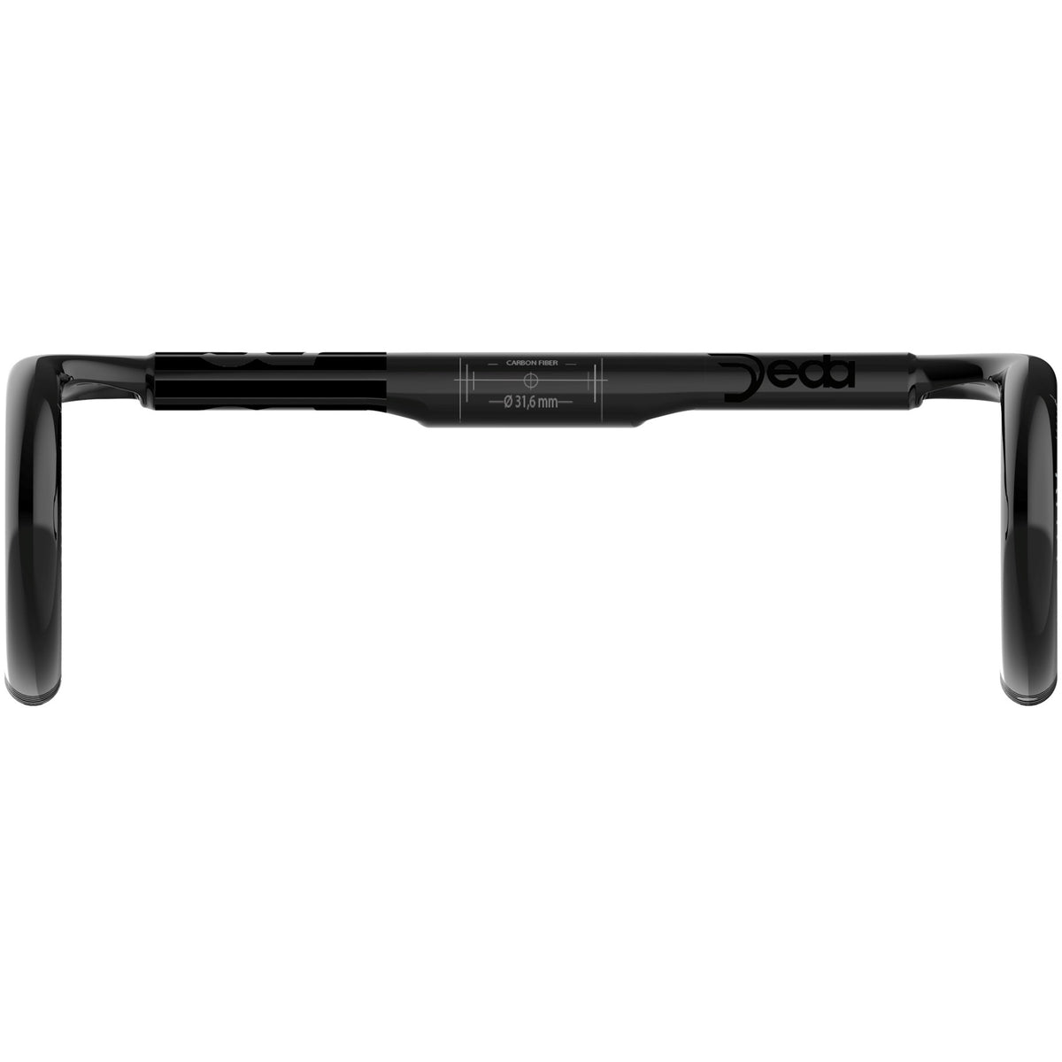 Manillar Deda superzero dcr carbono pob 44 cm (b-b)