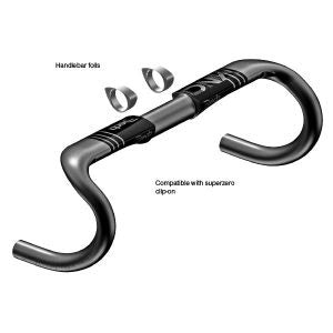 Deda Carbon Sterbar Vinci Shallow 440 mm POB 31.7 mm carbohidratos.