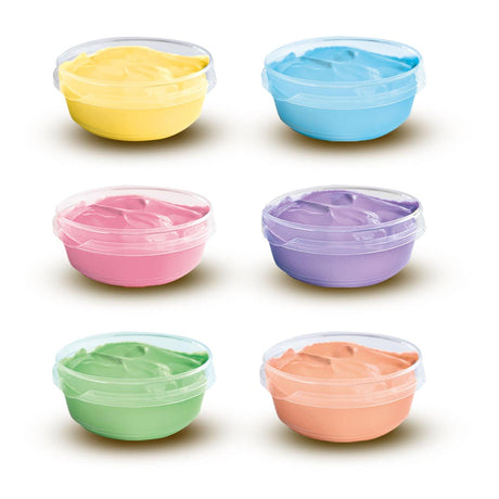 Ses pintura para dedos pastel 6 colores x 45 ml