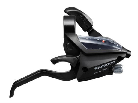 Mando de cambio Shimano (derecho) con palanca de freno 8 velocidades st-ef500 - 2 dedos - negro