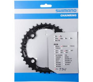 Plato Shimano FC-T521 Calzo para plato. fc-t521 36t al 4 brazos 104mm
