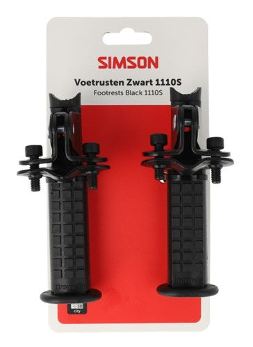 Reposapiés Simson negro 1110s