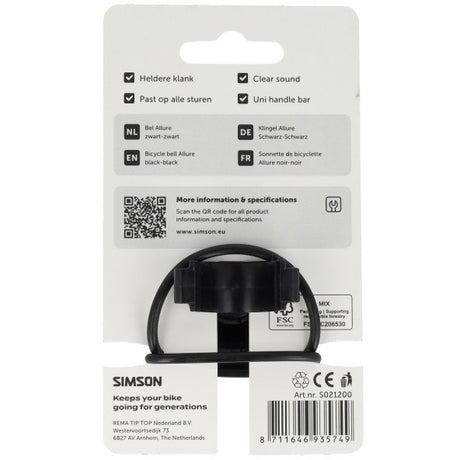 Simson bell allure negro-negro