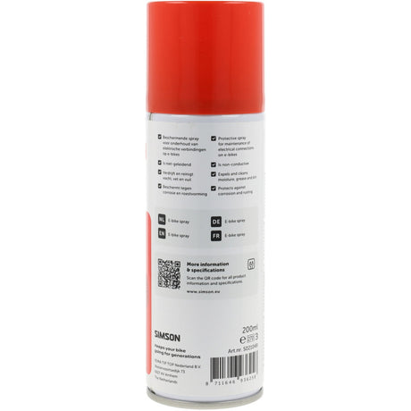 Simson spray para bicicletas eléctricas 200ml
