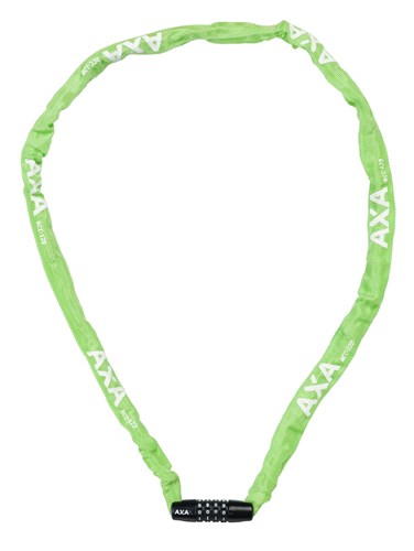 Axa lock cadena rígida 120cm code lock verde (tarjeta)