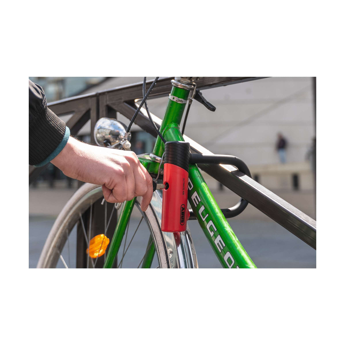 Candado para bicicleta Abus U-lock - ultimate 420k - nivel de seguridad 12 - art-2 adecuado para bicicletas eléctricas y bicicletas urbanas
