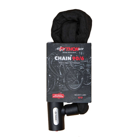 Candado de cadena buzaglo pitón 6mmx90cm