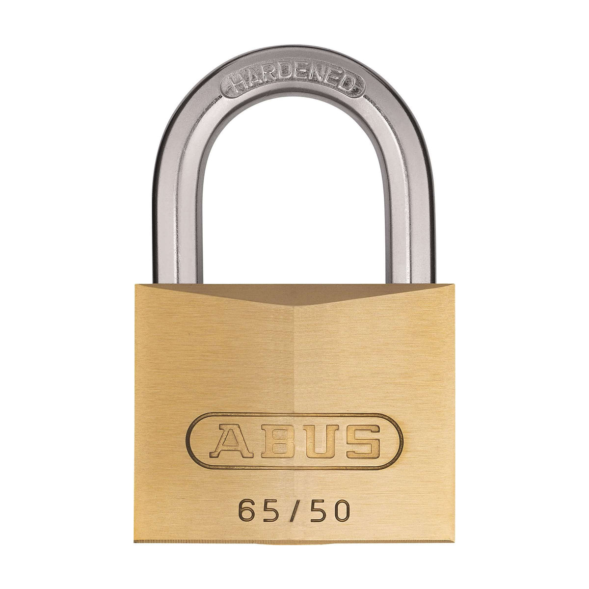 Abus de latón candado 65 50 mm de oro - 7 cm