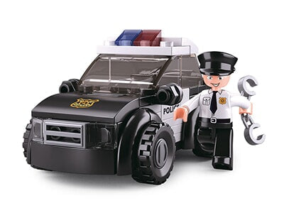 Coche patrulla Sluban: 88 piezas (m38-b0638d)