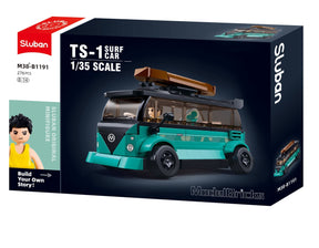 Coche de surf con ladrillos modelados Sluban (m38-b1191)