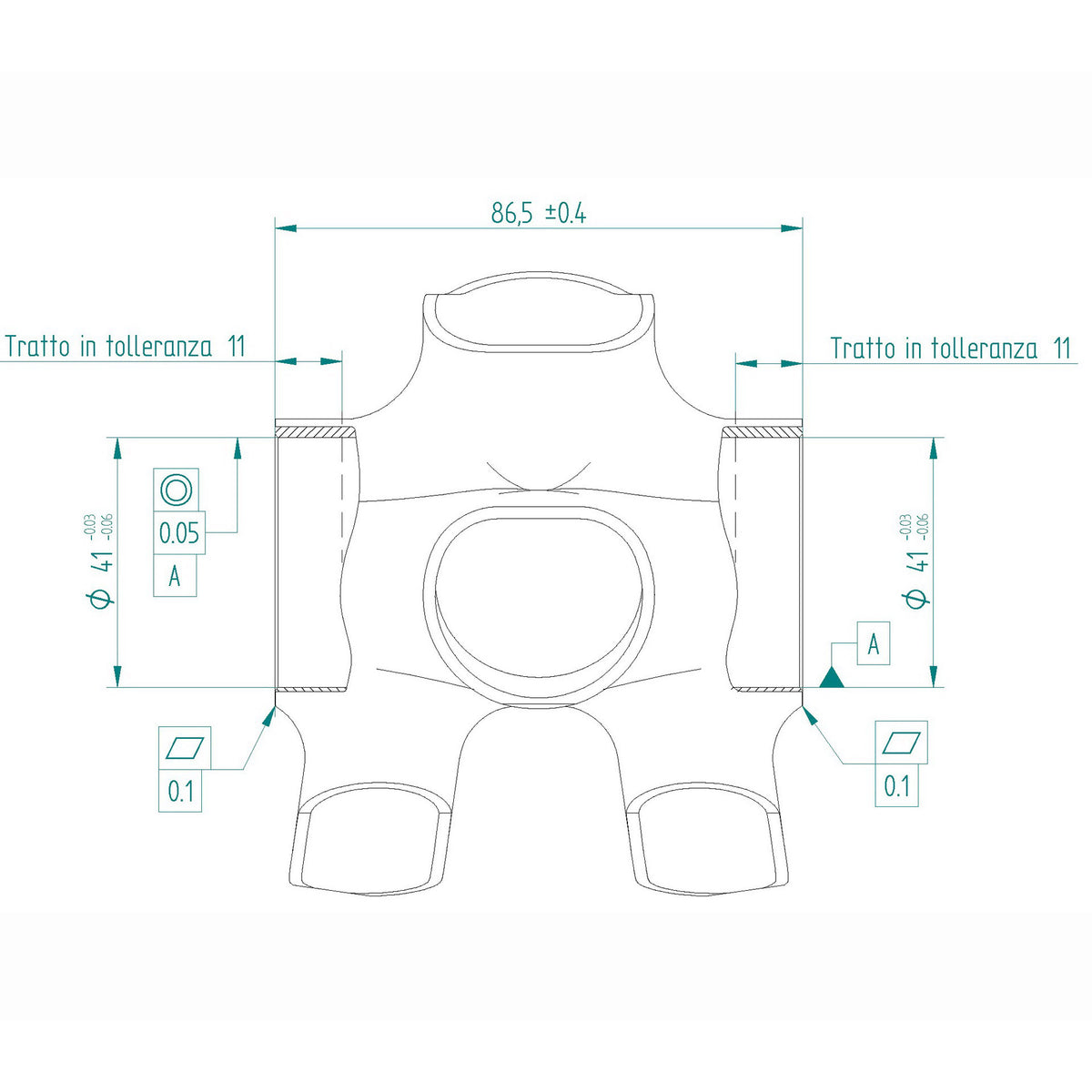Miche Bracketas Press-Fit 86.5 x 41 mm Evo Max