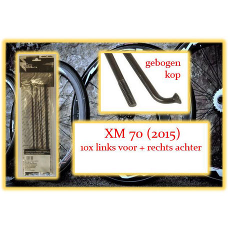 Radio Miche xm 70 267mm lv+ra negro (10uds)