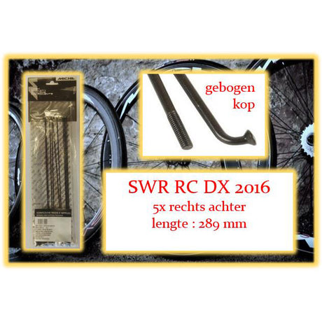 Radio Miche swr fc rc dx 289mm ra negro (5uds)
