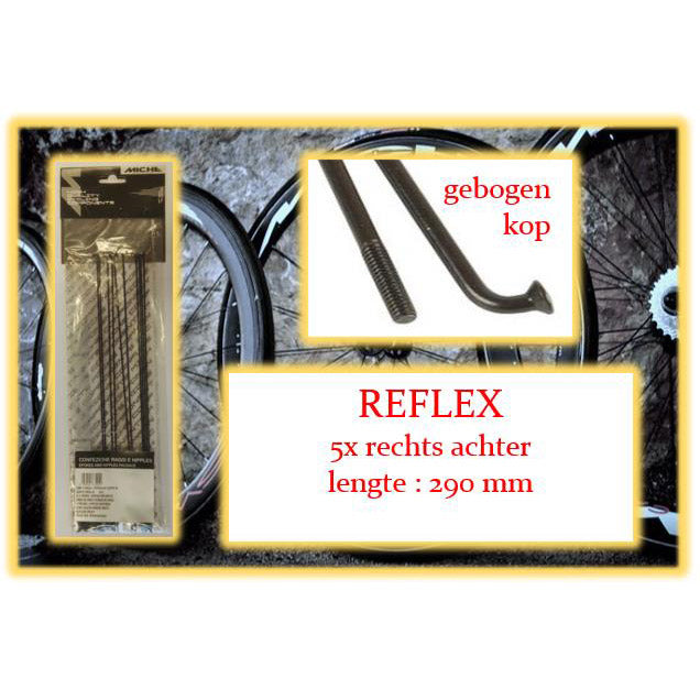 Miche habló reflex dark 290mm ra negro (5uds)