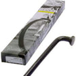 Sapim radio líder 14-242 acero inoxidable z cabecilla negro (1 pieza)